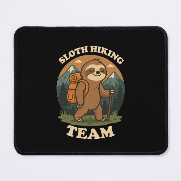 Item preview, Funny Sloth Hiking Team designed and sold by Prints-by-Olaf.