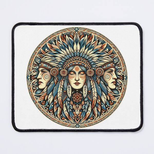 Item preview, Faces of the Feathered Sun designed and sold by nikkolaus.