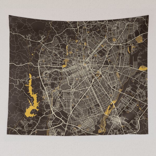 Item preview, Curitiba City Map of Paraná, Brazil - Pastel designed and sold by deMAP.