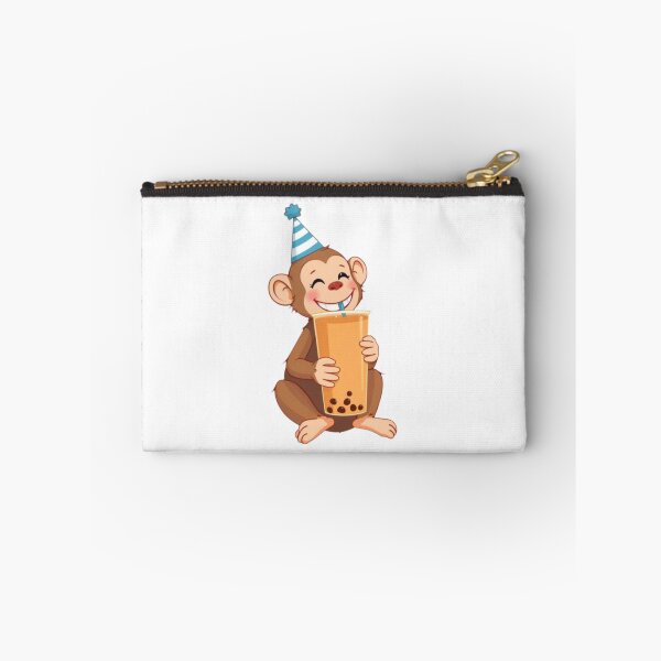 Item preview, Monkey Boba tea milktea Party Hat happy birthday kawaii gift funny christmas happy designed and sold by CheeseBlueprint.