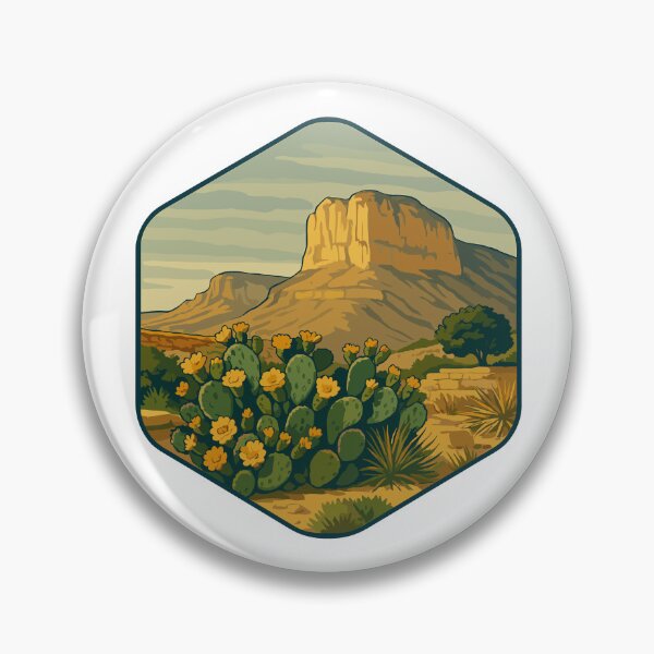 Item preview, Guadalupe Mountains National Park Retro Sticker designed and sold by Ismeal Von.