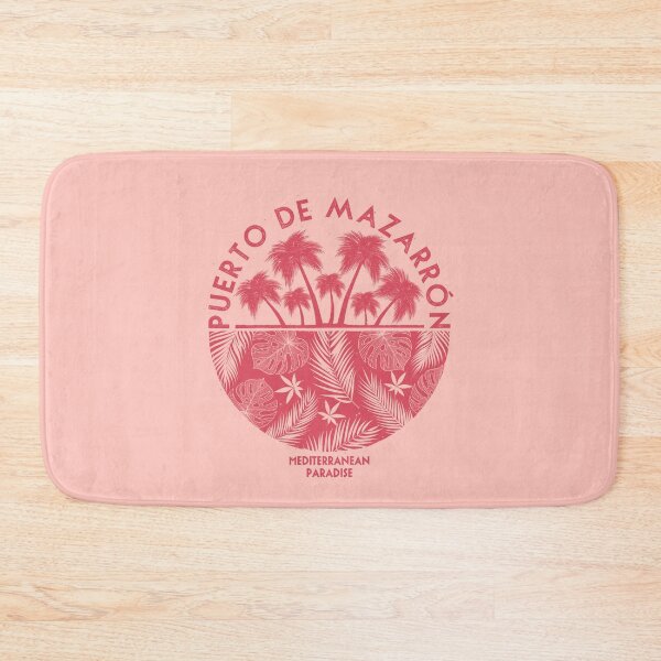Item preview, Puerto de Mazarrón Palm Trees and Leaves Emblem - Coral Edition designed and sold by mzrn-souvenirs.