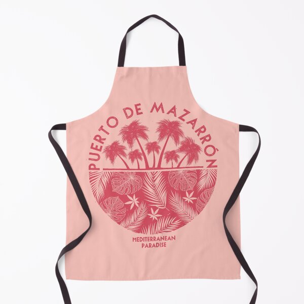 Item preview, Puerto de Mazarrón Palm Trees and Leaves Emblem - Coral Edition designed and sold by mzrn-souvenirs.