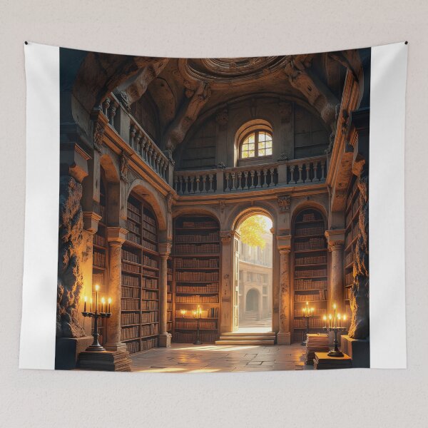 Item preview, The Enchanted Library Portal designed and sold by oanaunciuleanu.