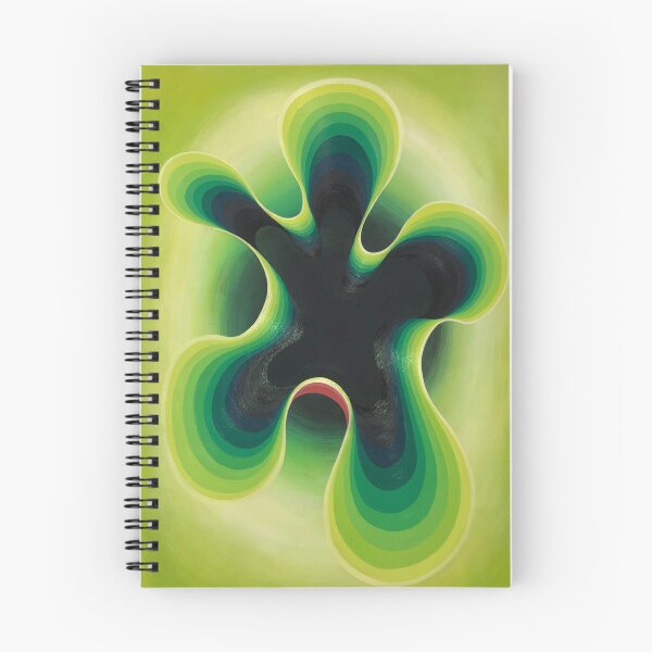 Item preview, Green aura wavy painting   designed and sold by Ellabinsteadart.