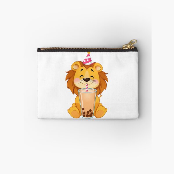 Item preview, Lion Boba tea milktea Party Hat happy birthday kawaii gift funny christmas happy designed and sold by CheeseBlueprint.
