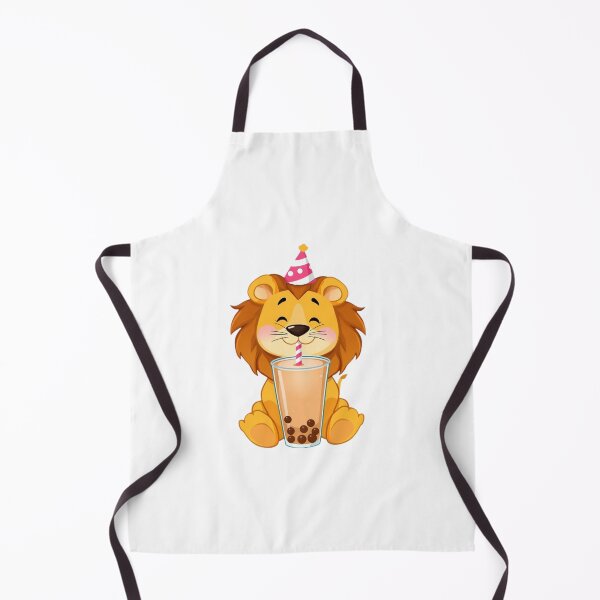 Item preview, Lion Boba tea milktea Party Hat happy birthday kawaii gift funny christmas happy designed and sold by CheeseBlueprint.