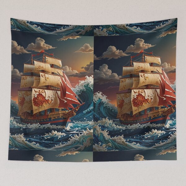 Item preview, Ultra-Detailed Paper Quilling Lighthouse on Rocky Cliffs | Ocean Waves & Full Moon 3D Art designed and sold by ColorSplash123.