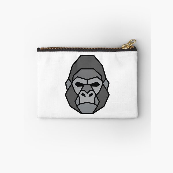 Aperçu de l'œuvre Geometric Gorilla Head – Transparent Low Poly Design créée et vendue par Bratak.