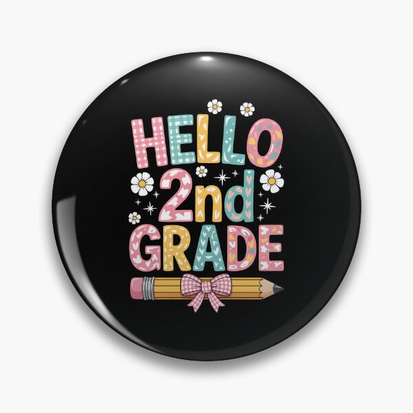 Item preview, Hello 2nd Second Grade First Day of School Girls Teacher designed and sold by BakeryDozen.