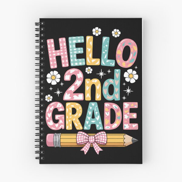 Item preview, Hello 2nd Second Grade First Day of School Girls Teacher designed and sold by BakeryDozen.