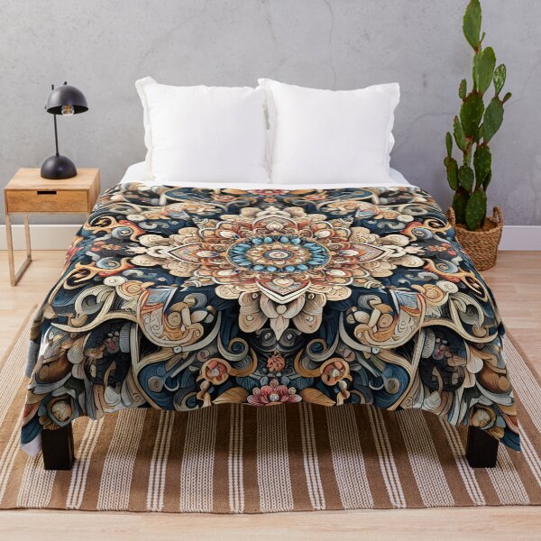 Item preview, Ornate Floral Mandala designed and sold by DreamMandalas.