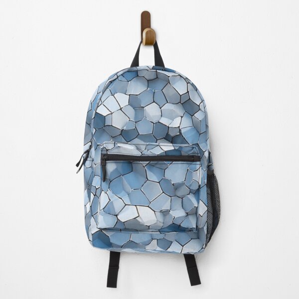 Item preview, Fractured Honeycomb: Blue Cracked Tile Geometric designed and sold by Virtuals1.
