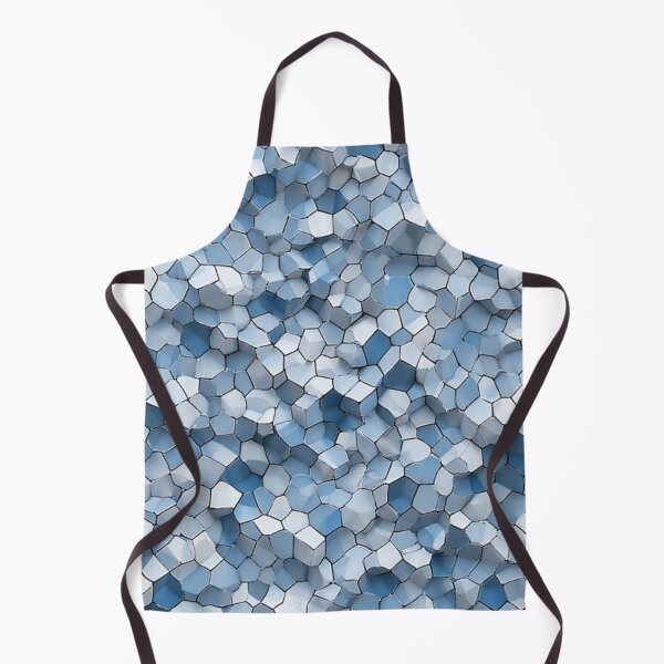 Item preview, Fractured Honeycomb: Blue Cracked Tile Geometric designed and sold by Virtuals1.