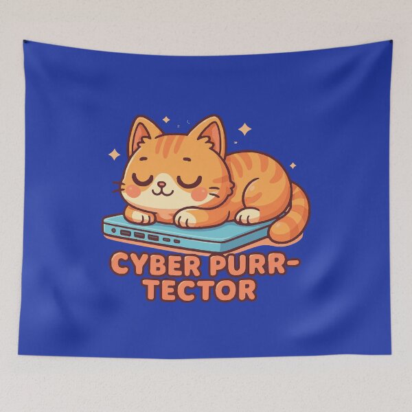 Item preview, CYBER PURR-TECTOR Kawaii Cat designed and sold by RR-Arts.