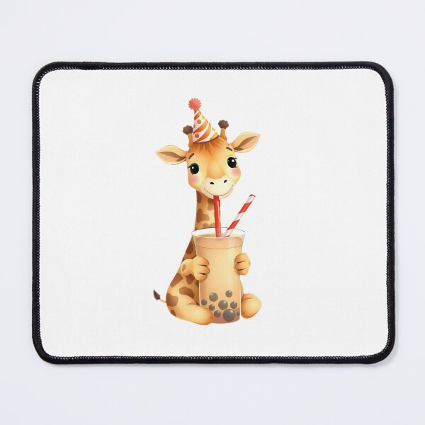 Item preview, Giraffe Boba tea milktea Party Hat happy birthday kawaii gift funny christmas happy designed and sold by CheeseBlueprint.