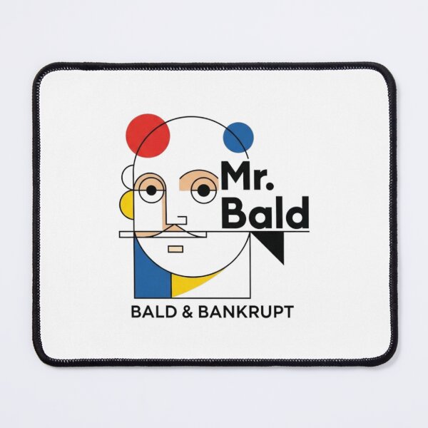 Item preview, Mr. Bald Bauhaus Portrait | Bald and Bankrupt Fan Art designed and sold by Sitred123.