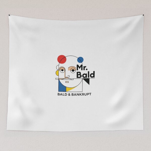 Item preview, Mr. Bald Bauhaus Portrait | Bald and Bankrupt Fan Art designed and sold by Sitred123.