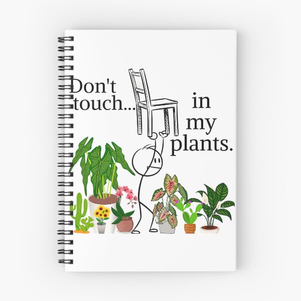 Item preview, Flork-Style Drawning Don`t Touch, In My Plants  designed and sold by GreenVerseStore.