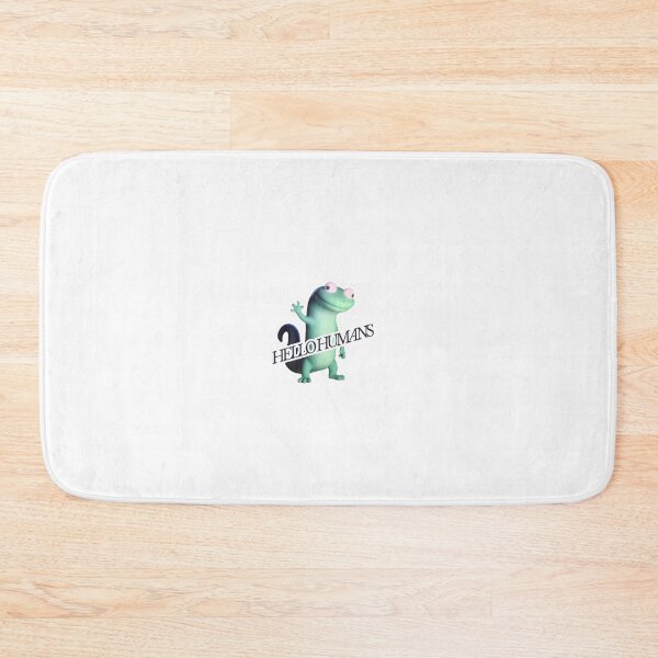 Item preview, Funny Lizard Meme Sticker – Cute Gecko Saying “Hello Humans” designed and sold by SassyArtist9006.