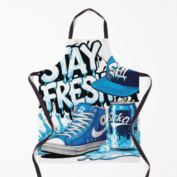 Item preview, Stay Fresh – Cool Streetwear Sneaker, Cap & Soda Can Urban Art designed and sold by Nirbhay.