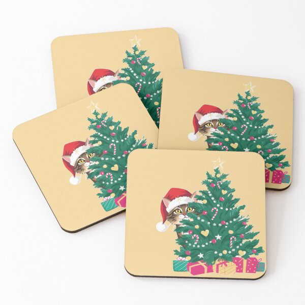 Item preview, Santa Cat and Chrismass Tree  designed and sold by Rusifero.