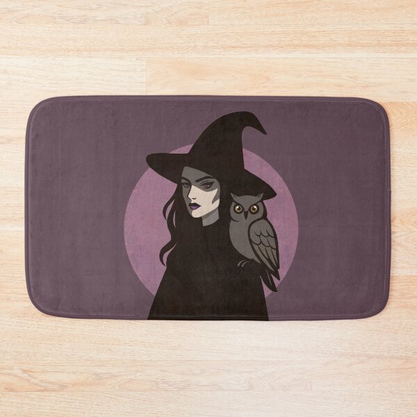 Item preview, Goth Owl Witch designed and sold by ellealsopaints.