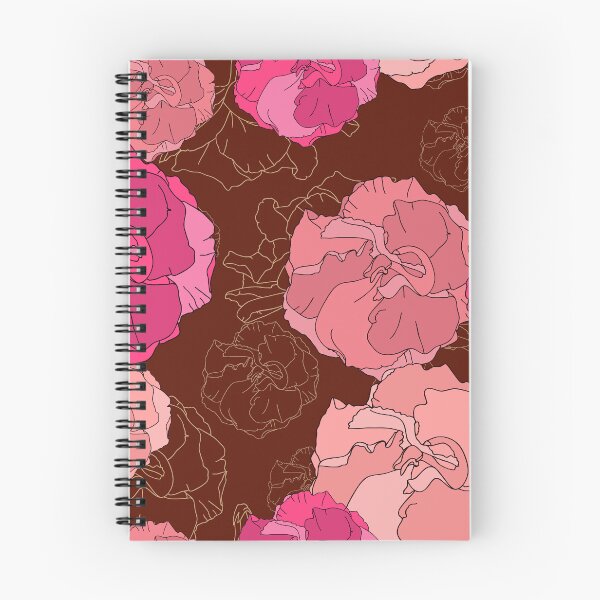 Item preview, Dark Floral Elegance – Pink Peony Pattern designed and sold by AlisaArtDecor.