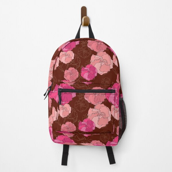 Item preview, Dark Floral Elegance – Pink Peony Pattern designed and sold by AlisaArtDecor.