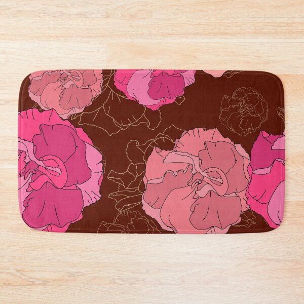 Item preview, Dark Floral Elegance – Pink Peony Pattern designed and sold by AlisaArtDecor.