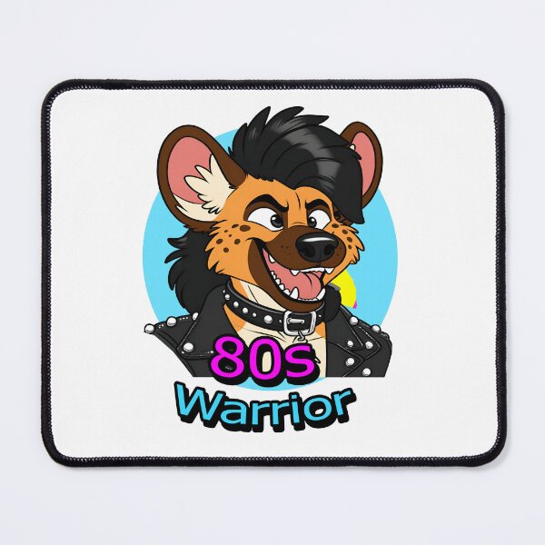 Item preview, Retro 80s Punk Anthro Hyena designed and sold by CaliLuminos.