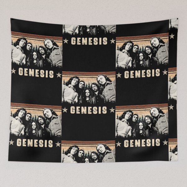 Artikelvorschau, Genesis Classic Band Tribute - Retro Progressive Rock Art entworfen und verkauft von deloerasfx.