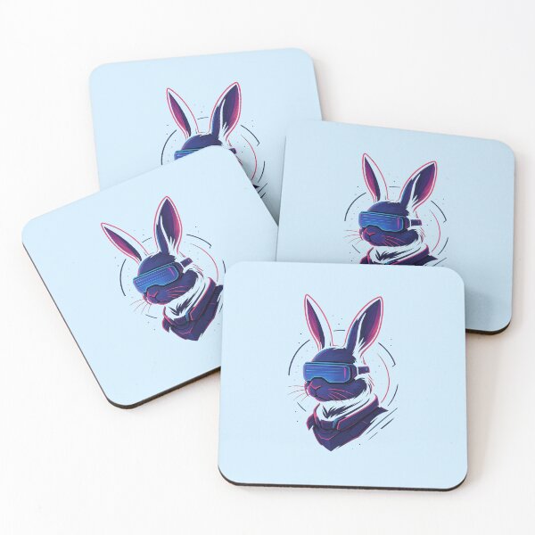 Item preview, Cyberpunk Bunny Neon Futuristic designed and sold by The-Radiologist.
