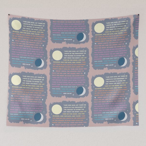 Item preview, Biblical Creation: Sun, Moon, Stars - Genesis 1:14-19 Scripture Art designed and sold by deloerasfx.