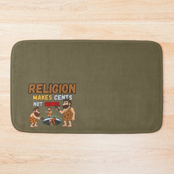 Item preview, Religion Makes Cents Not Sense – Atheist Quote, Dark Humor, Anti Religion Design designed and sold by Zachlogic.