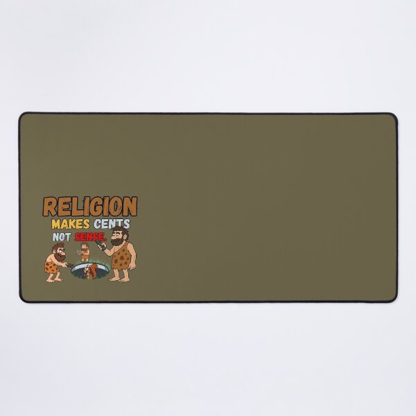 Item preview, Religion Makes Cents Not Sense – Atheist Quote, Dark Humor, Anti Religion Design designed and sold by Zachlogic.