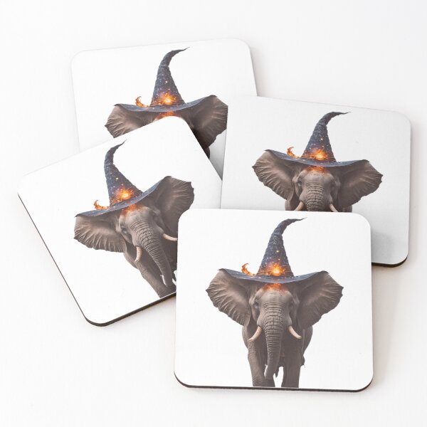 Item preview, Witch Elephant Halloween trick or treat spooky pumpkin gift ghost happy designed and sold by CheeseBlueprint.