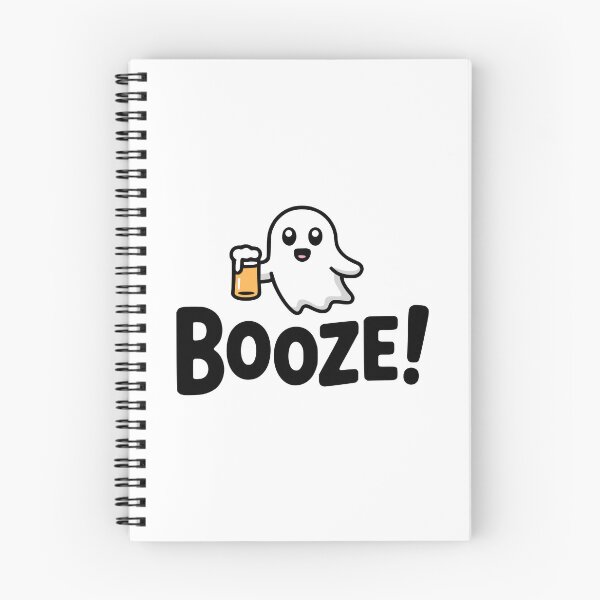 Item preview, Booze! Cute Beer Ghost Pun designed and sold by PMCreative.
