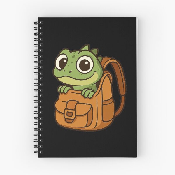 Item preview, Elio Lizard Backpack Buddy - Playful Peeking Lizard Graphic designed and sold by Amelia Design.