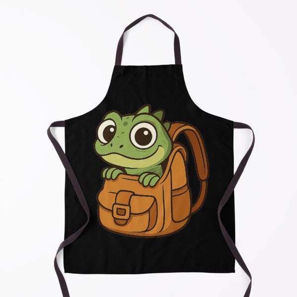Item preview, Elio Lizard Backpack Buddy - Playful Peeking Lizard Graphic designed and sold by Amelia Design.