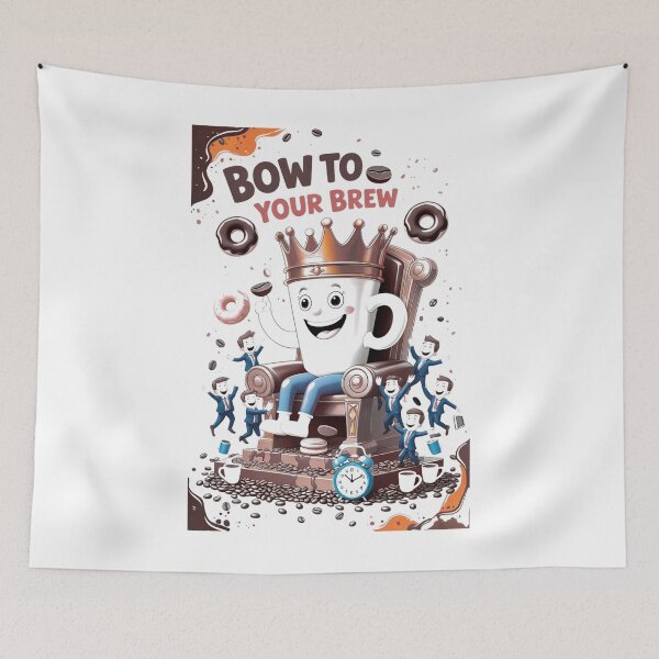 Item preview, Worship Coffee - Bow to Your Brew designed and sold by brain-cell.