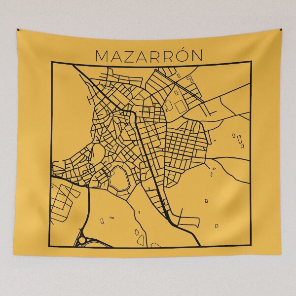 Item preview, Map of Mazarrón V01 designed and sold by mzrn-souvenirs.