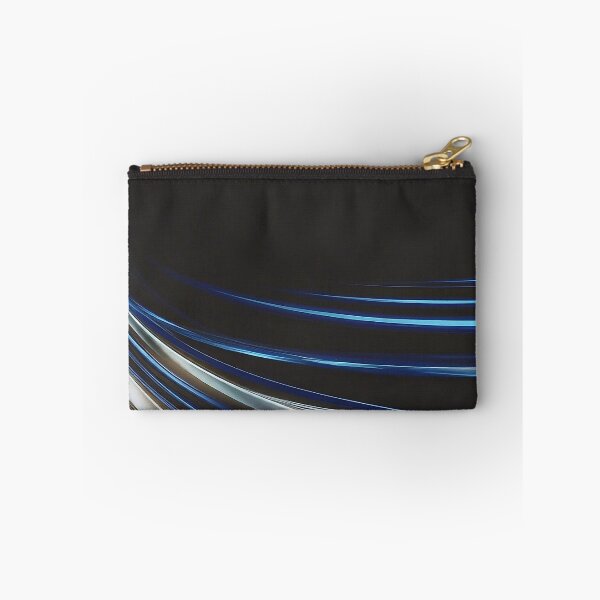 Item preview, abstract design modern blue line Pillow designed and sold by HakunamatataTin.