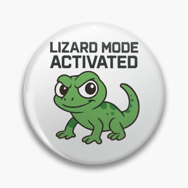 Item preview, Elio Lizard "Lizard Mode Activated" - Ready for Action Meme Graphic designed and sold by Amelia Design.