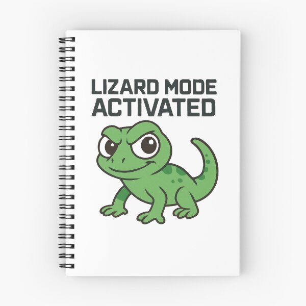 Item preview, Elio Lizard "Lizard Mode Activated" - Ready for Action Meme Graphic designed and sold by Amelia Design.