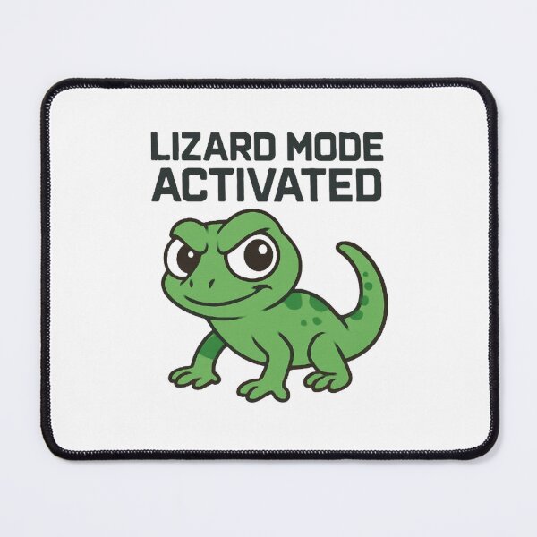 Item preview, Elio Lizard "Lizard Mode Activated" - Ready for Action Meme Graphic designed and sold by Amelia Design.