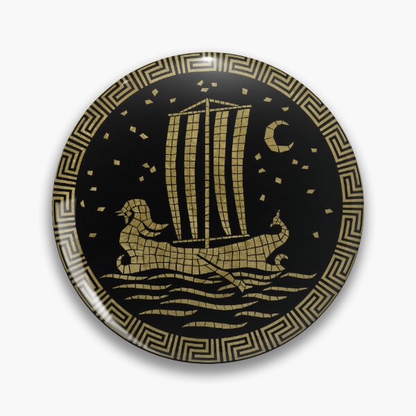 Item preview, Phoenician Boat Mosaic designed and sold by mzrn-souvenirs.