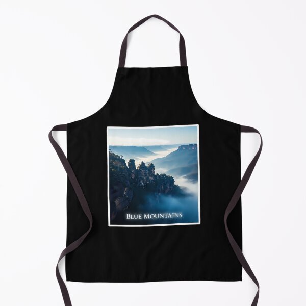 Item preview, A Mystical Blue Mountains Scene: A Dreamy and Serene Artwork designed and sold by Digital Dreams Arts.