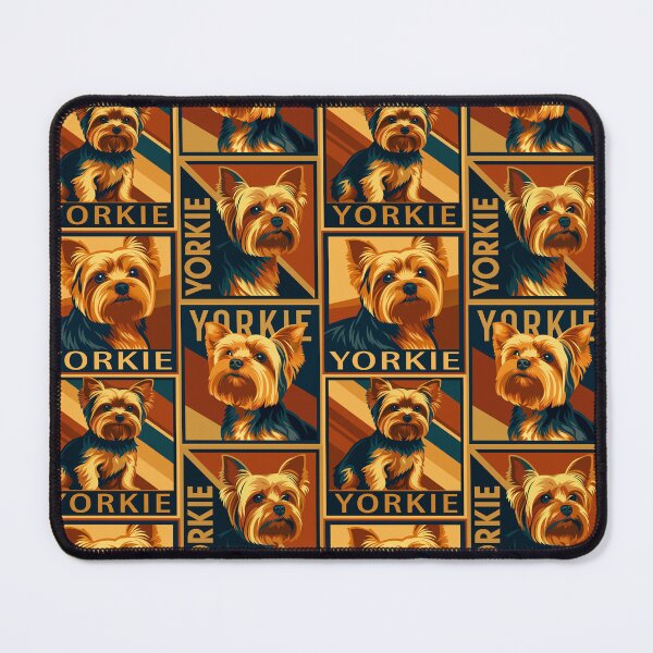Item preview, Four Yorkies Cute Yorkshire Terriers designed and sold by AntiqueImages.