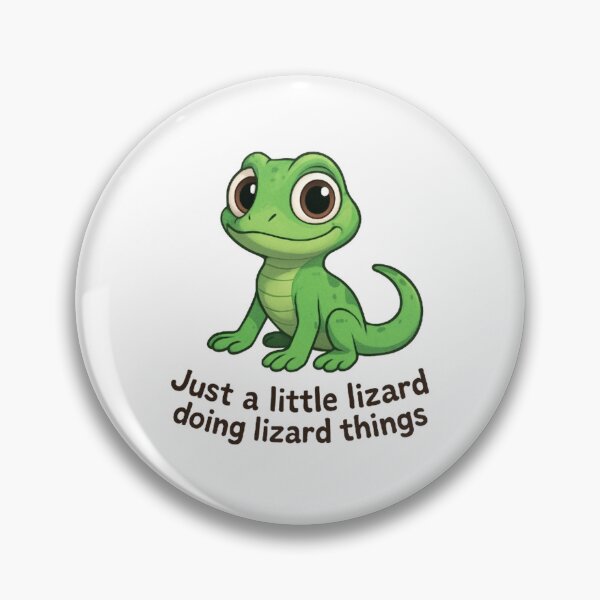 Item preview, Elio Lizard "Just a Little Lizard Doing Lizard Things" - Relaxed Meme Graphic designed and sold by Amelia Design.